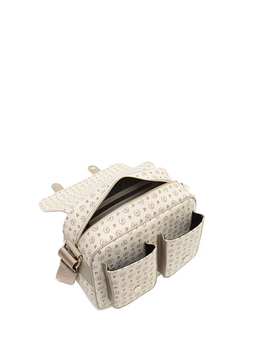 Borsa Messenger Small Heritage Logo Classic Avorio/ghiaccio POLLINI | TE8421PP04Q11/10A